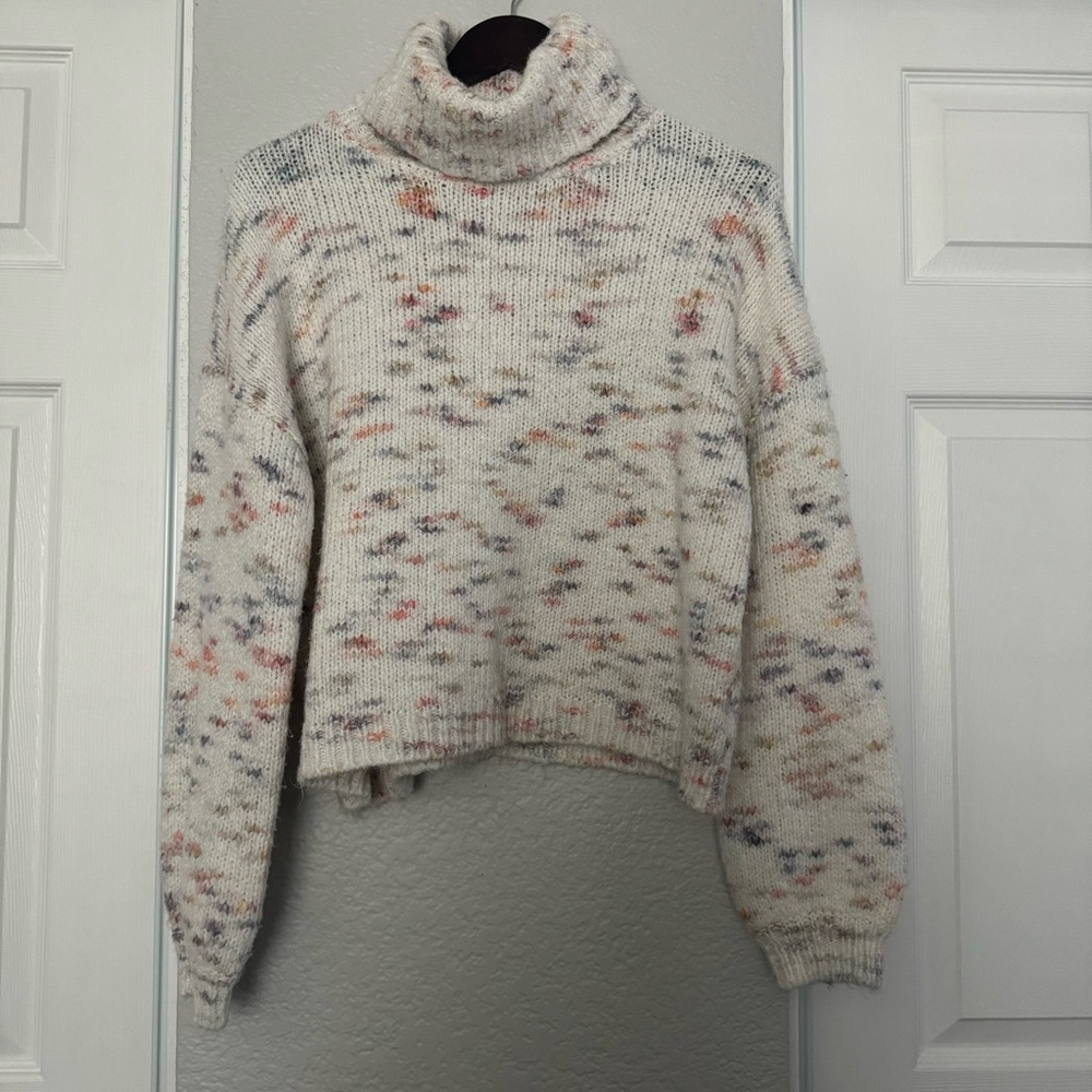 Jessica Simpson • Knit Sweater • Turtleneck • Long Sleeve • Multicolor • Medium